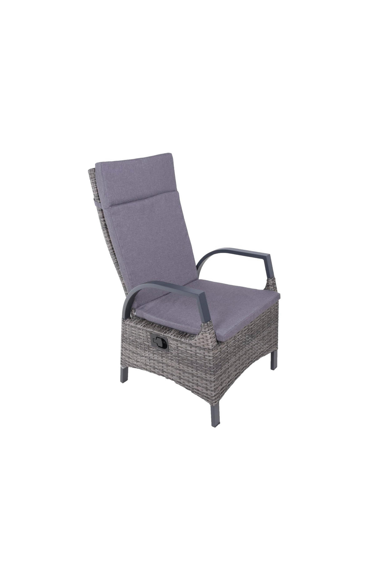 GARTENSTUHL 2er Set Bern Hochlehner - Schwarz, Kunststoff (58/113/65cm) - DELUKE