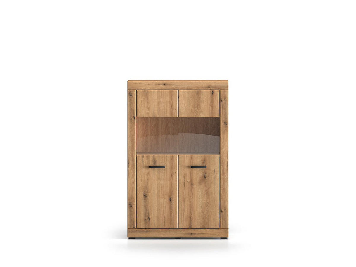 VITRINE – DORA 03 – 92 cm – Dora – Eichefarben - Eichefarben, Holzwerkstoff (92/144/40cm) - hi-markt