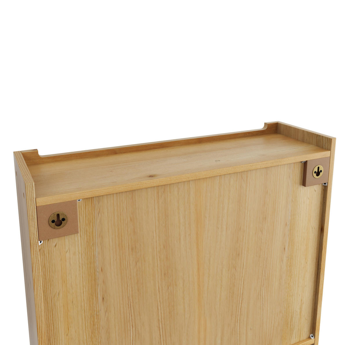 KÜCHENOBERSCHRANK 63/18/60 cm mit Glasfront und 2 Türen in Natur - Naturfarben, Holzwerkstoff (63/60/18cm) - BEAOK