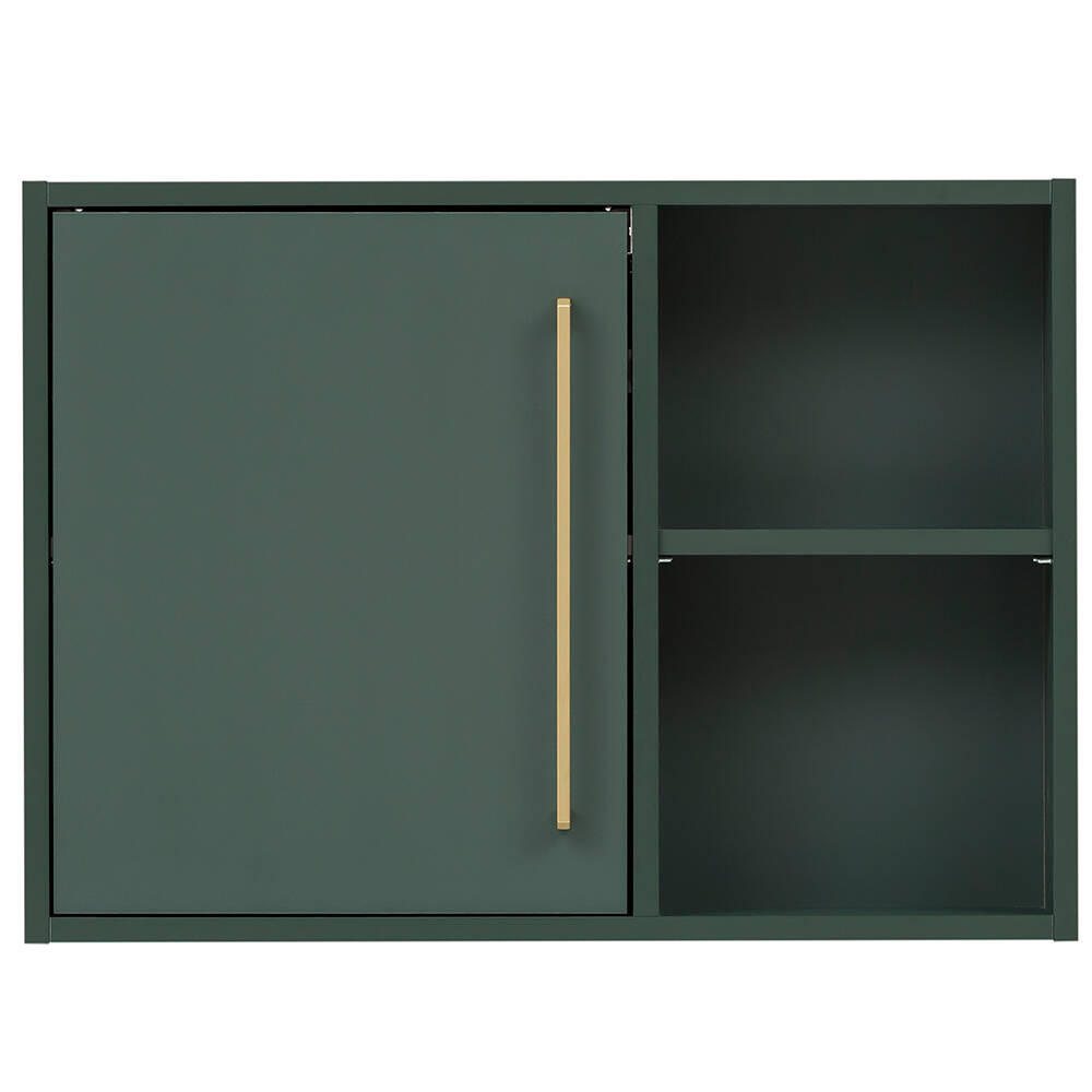 HÄNGESCHRANK Kella-80 - Grün, Holzwerkstoff (67/49/16cm) - Lomado