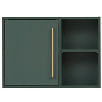 HÄNGESCHRANK Kella-80 - Grün, Holzwerkstoff (67/49/16cm) - Lomado