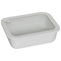 FRISCHHALTEDOSE LUND Meal Cube grau 1050 ml - Grau, Glas (15/7/20cm) - Mulex