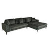 ECKSOFA Grün - Grün, Textil (295/178cm) - MCW