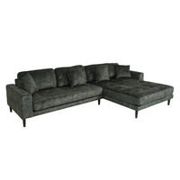 ECKSOFA Grün - Grün, Textil (295/178cm) - MCW