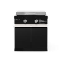 BLACKBACK Plancha - Schwarz Hochglanz/Schwarz, Metall (83/90/58cm) - Goriller