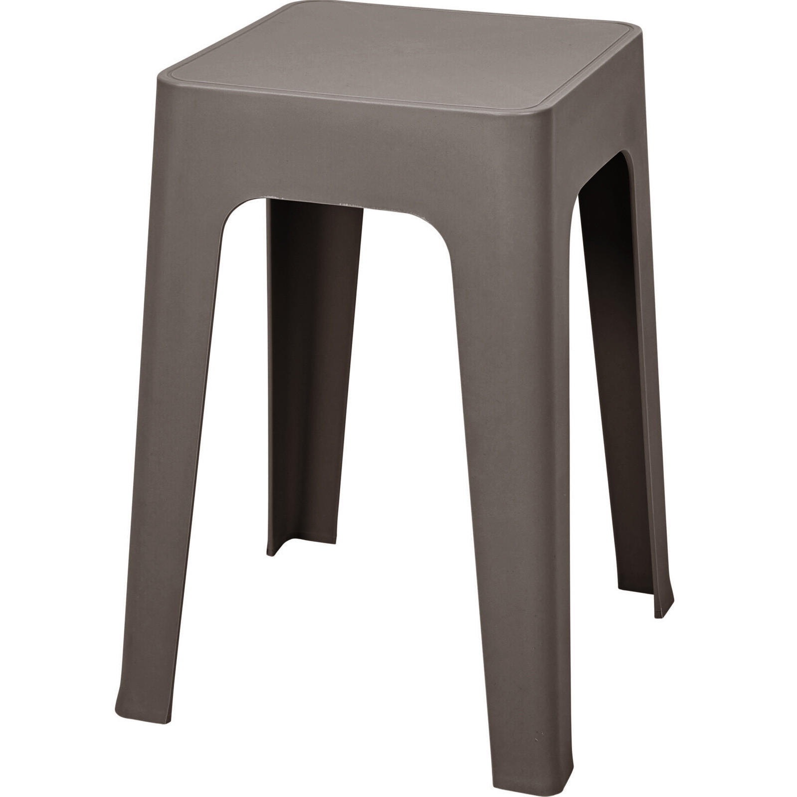 KUNSTSTOFFHOCKER 33/33/47 cm - Anthrazit, Kunststoff (33/47/33cm) - Home Styling Collection