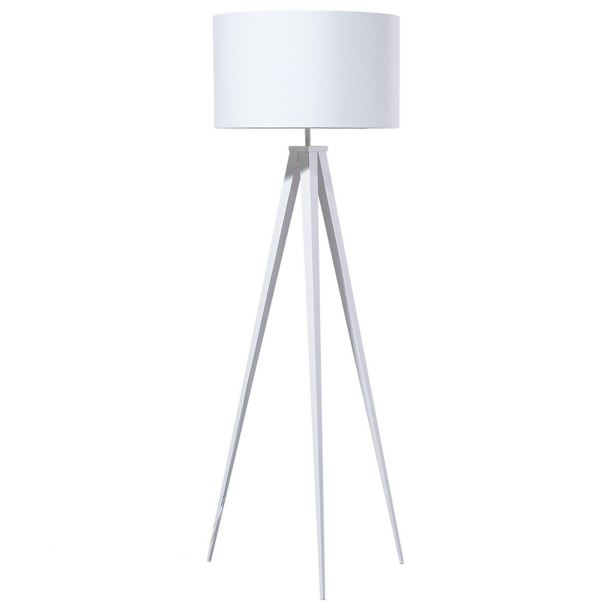 STEHLAMPE Stiletto 50/50/156 cm - Weiß, Metall (50/50/156cm) - Beliani