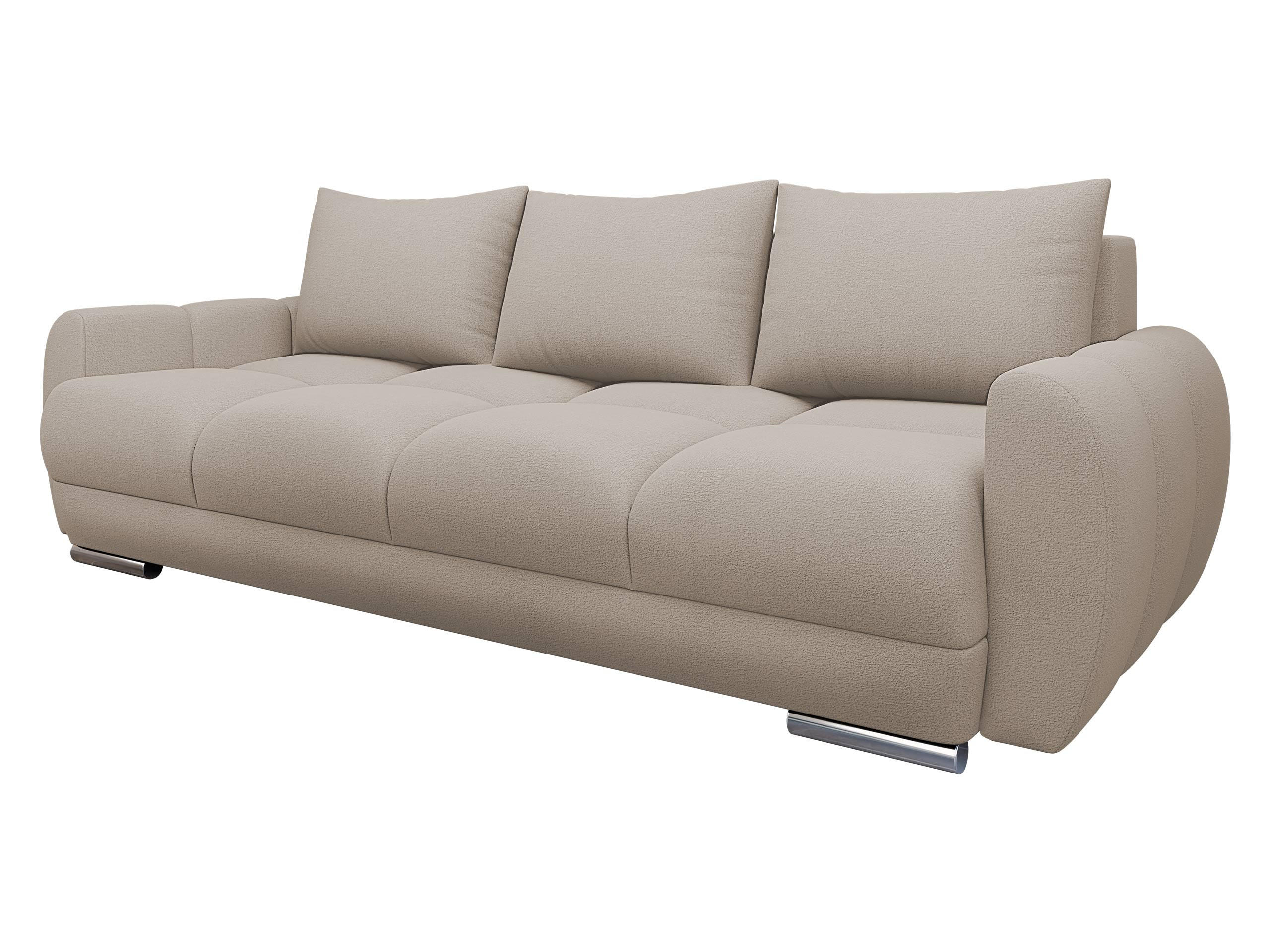 SCHLAFSOFA Logo 3 - Silberfarben/Naturfarben, Holz/Kunststoff (234/89/97cm) - MIRJAN24