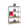 SCHWERLASTREGAL Dino 180x120x60 cm Fachlast 600 kg Verzinkt - Silberfarben, Metall (120/180/60cm) - PROREGAL