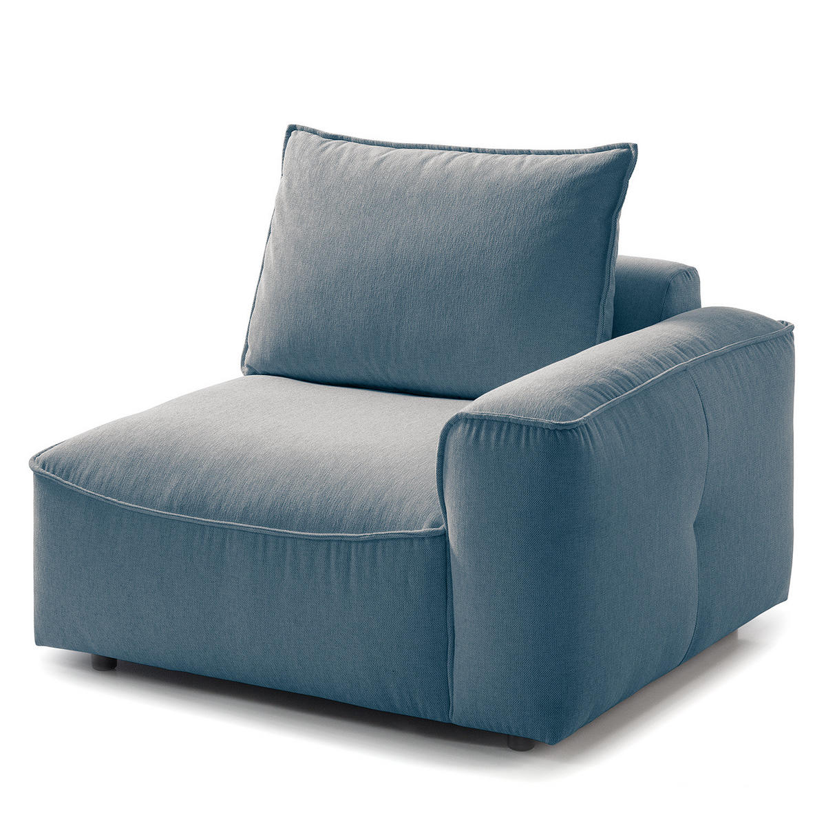 MODULSESSEL - Blau, Holz/Textil (104/82/99cm) - home24