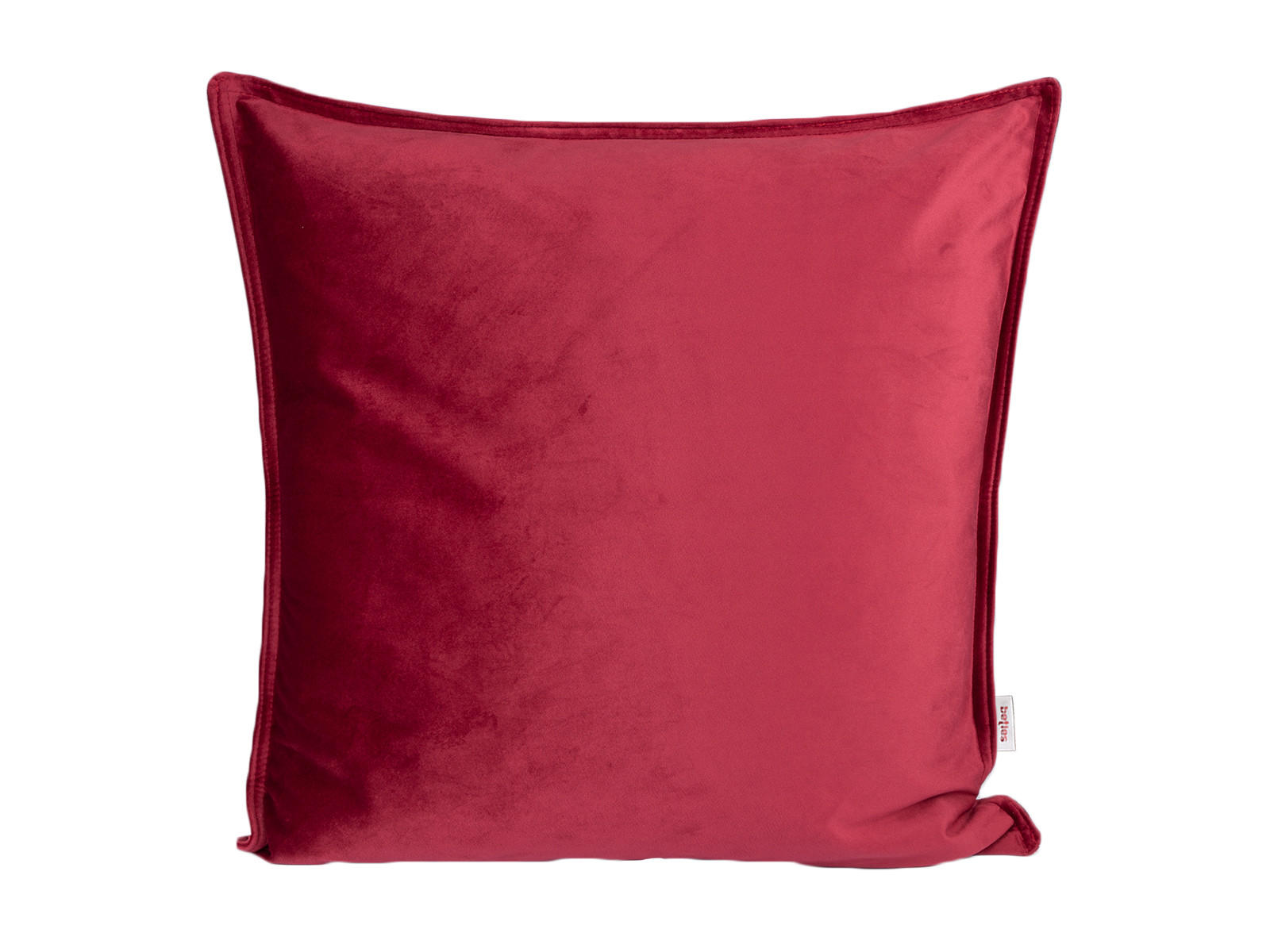 KISSENHÜLLE Samt&Sonders karmin-rot 50/50 cm - Rot, Textil (50/50cm) - beties Heimtextil