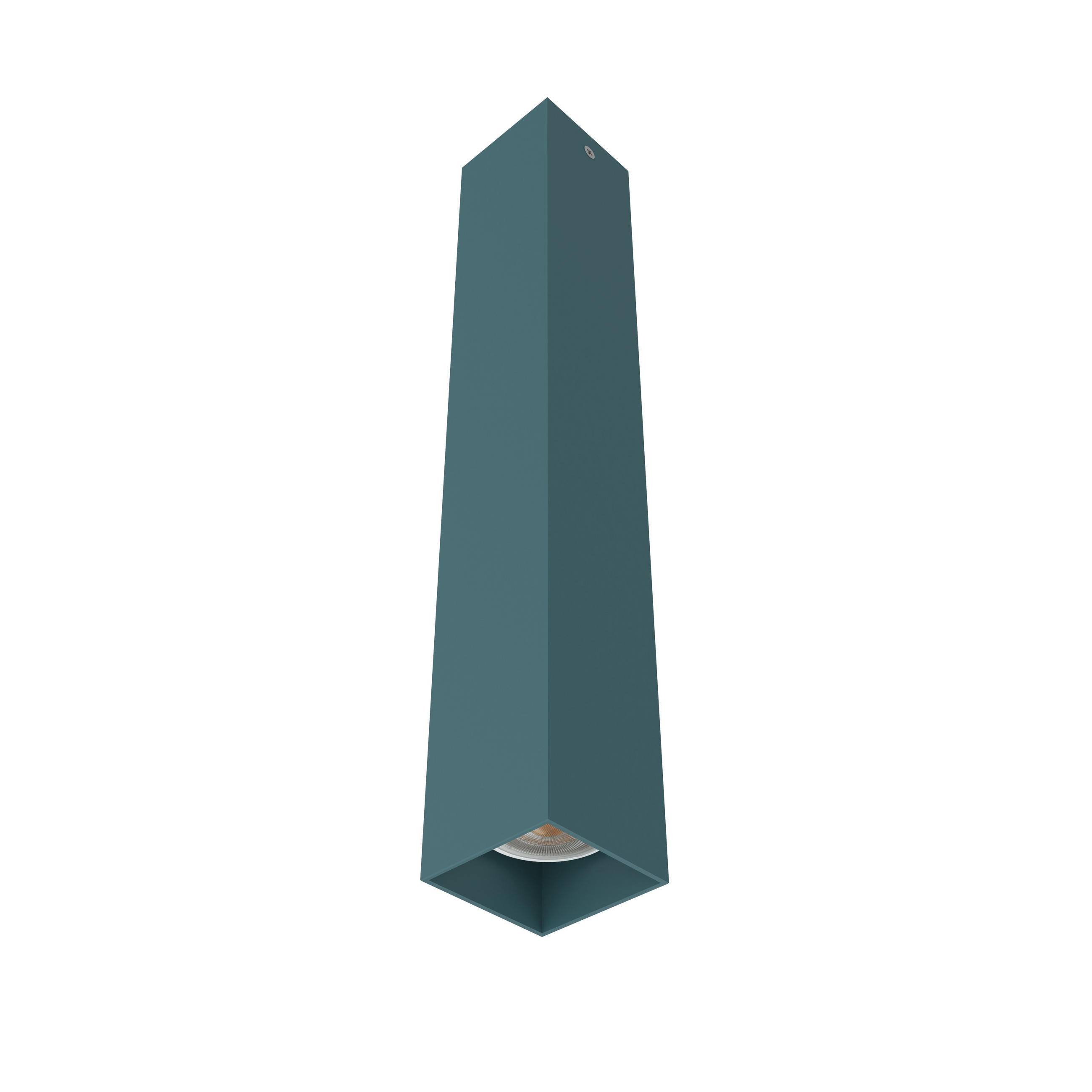 DECKENLEUCHTE Cube H40 - Blau, Metall (6/6/40cm) - Lumicom