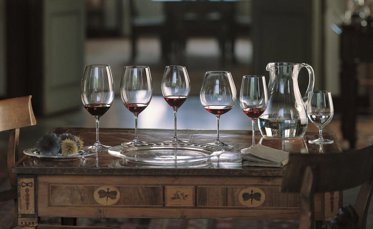 ROTWEINGLAS Vinum, 8er Set Cabernet Sauvignon, hochwertiges Glas, 610 ml - Transparent, Glas (0.61L) - Riedel