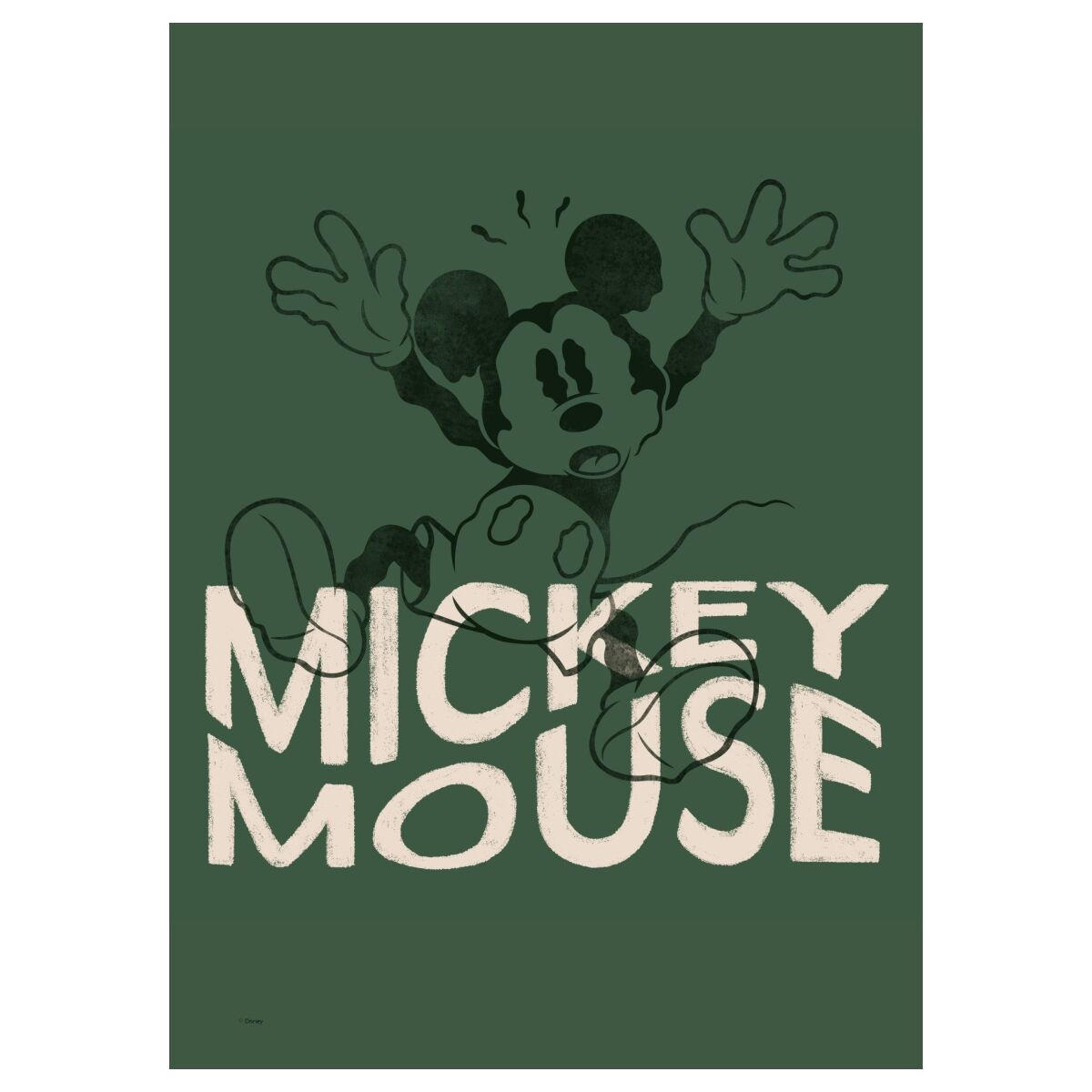 POSTER Disney - Mickey Mouse Wavy Green - Grün, Papier (50/70/0.1cm) - Poster&Frame