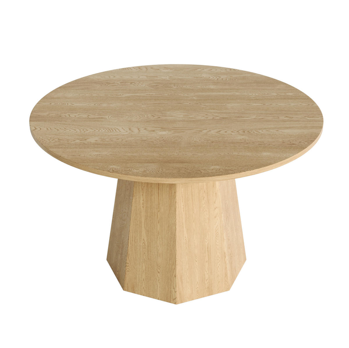 ESSTISCH 120/120/75 cm eichefarben aus MDF für 4-6 Personen - Eichefarben, Holzwerkstoff (120/120/75cm) - OKWISH