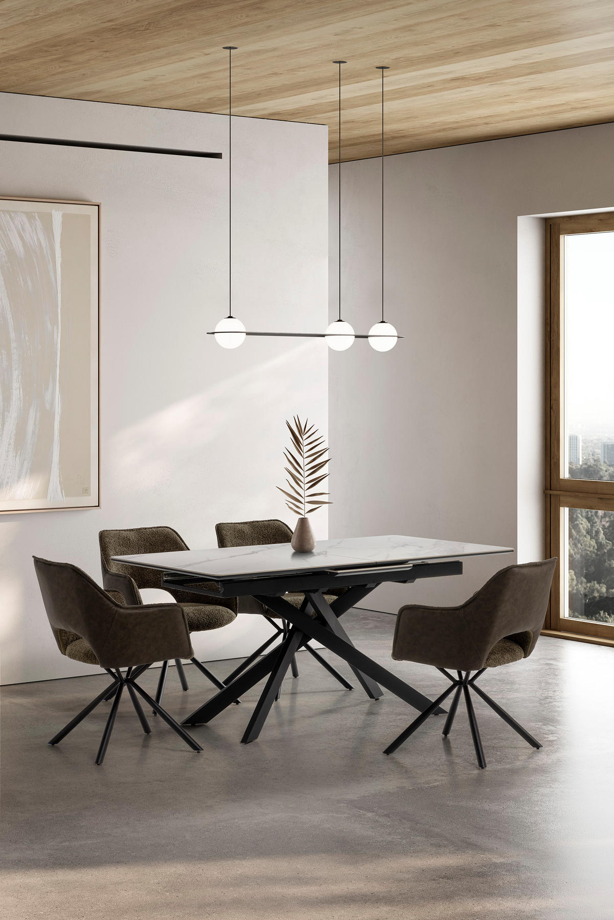 ESSTISCH Belma Weiß 160/89.5/76 cm - Weiß, Holz (160/89.5/76cm) - Drawer