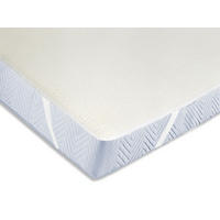 MATRATZENAUFLAGE, 120x200 cm, 100% Baumwolle, Weiß - Weiß, Textil (120/200cm) - Zollner