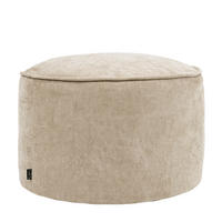 SITZPOUF Chenille Milano - Beige, Kunststoff/Textil (55/35/55cm) - icon