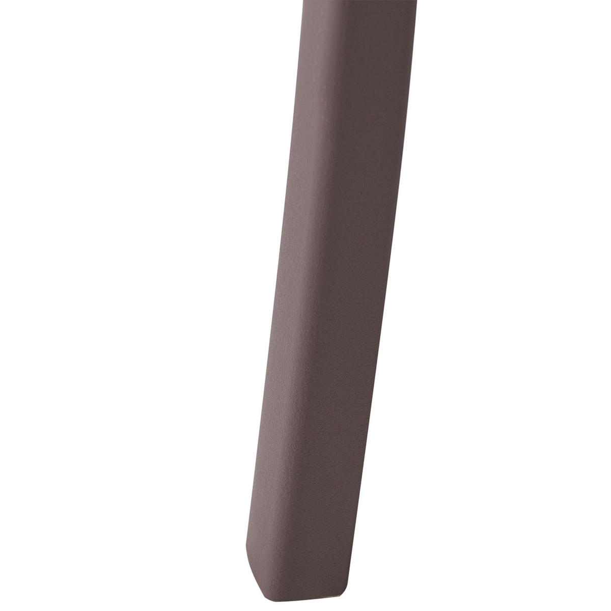 GARTENSTUHL 4er-Set Braun Vieste - Braun, Kunststoff (42/80/38cm) - Beliani