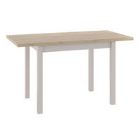 ESSTISCH Adam Eiche Sonoma / Kaschmir 90-125 / 65 / 75cm - Beige/Sonoma Eiche, Holz/Holzwerkstoff (65/125/75cm) - Feldmann-Wohnen