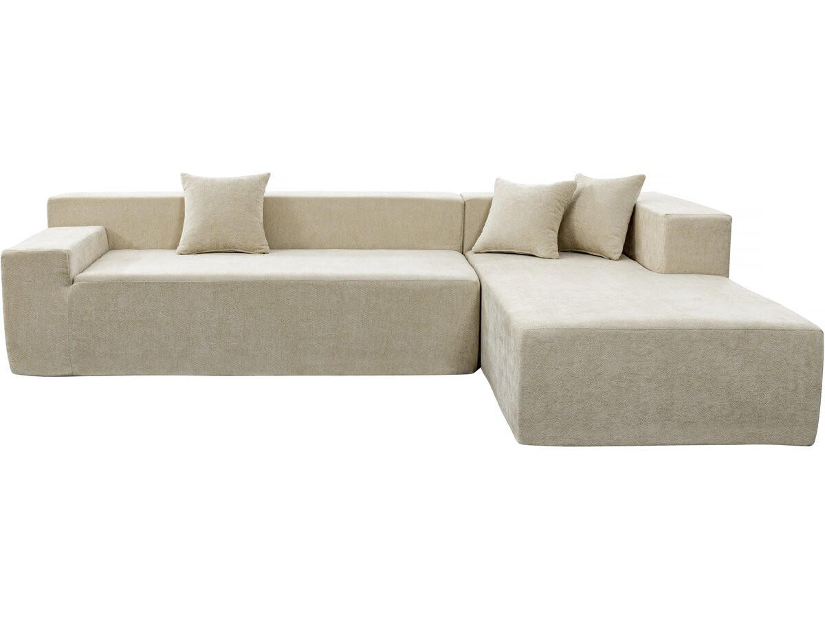 ECKSOFA tessaro beige - Beige, Textil (175/270cm) - Habitat Garten