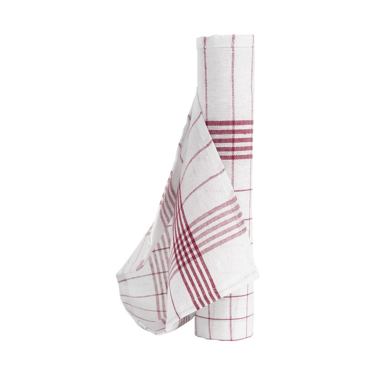 GESCHIRRTÜCHER 50x70 cm im 10er Set aus 100% Baumwolle, Küchentücher Rot - Rot, Textil (50/70cm) - Carpe Sonno