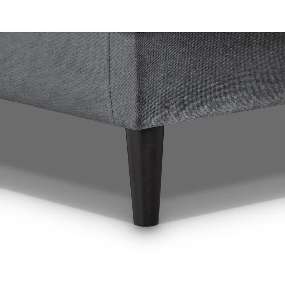 3-SITZER Schlafsofa Nancy Bis grau - Grau, Holz/Textil (220/89/93cm) - Beautysofa