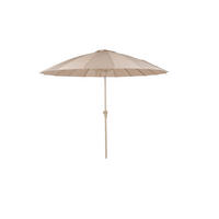 SONNENSCHIRM Sunshine mit Schutzhülle Braun - Beige, Kunststoff (250/250cm) - Zuiver