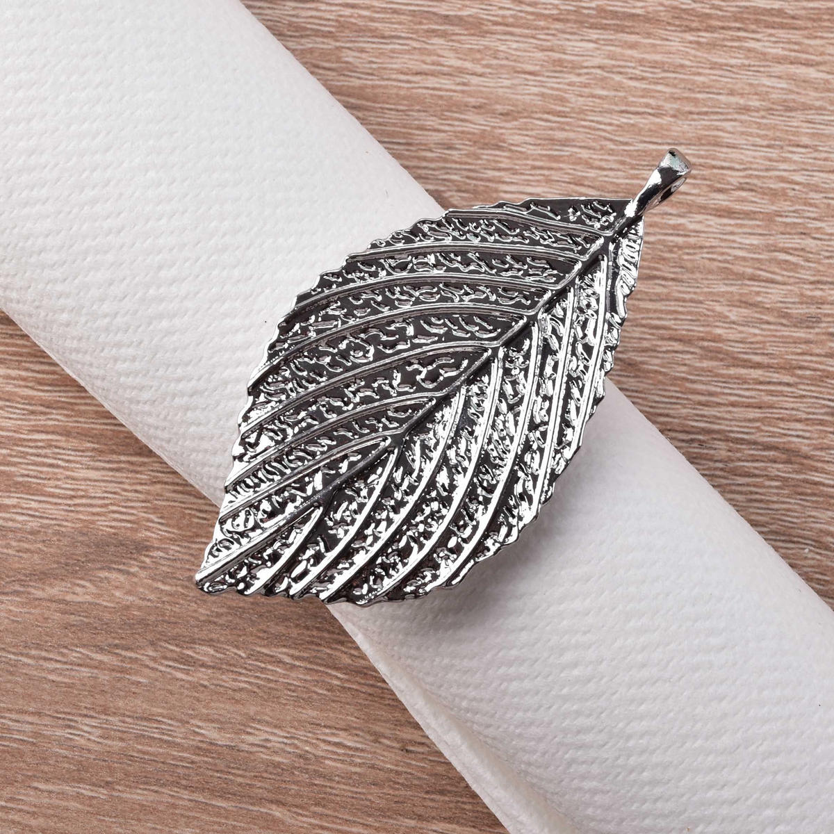 SERVIETTENHALTER Adrianne Silber 10/6/3.8 cm Metall - Silberfarben, Metall (6/10cm) - Mondex