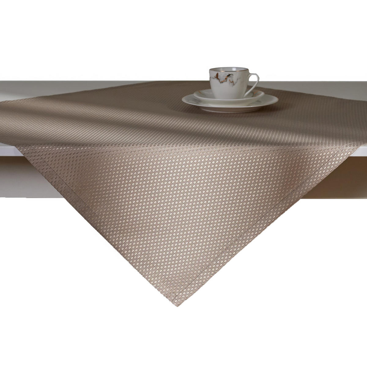 TISCHDECKE Arpuro - Beige, Textil (80/80/1cm) - home&you
