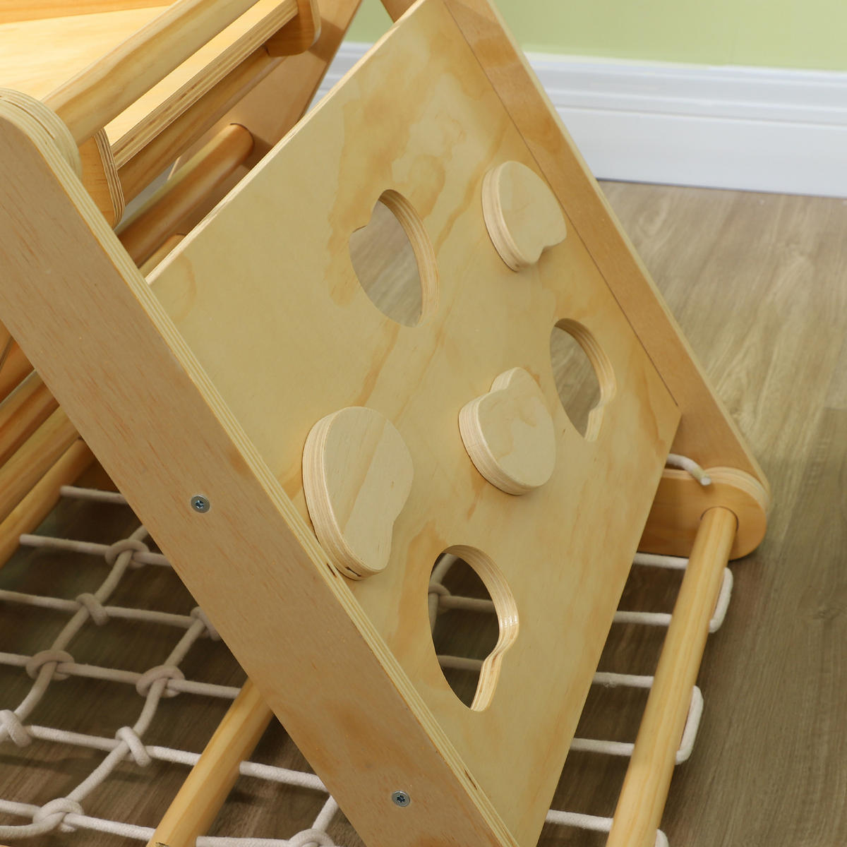 KLETTERGERÜST 7-in-1 DE-09868 Mehrfarbig - Multicolor, Holz (62.5/57/168cm) - ComfortXL