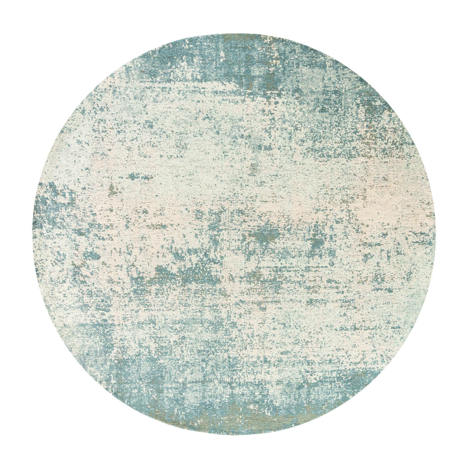 Louis De Poortere Teppich Blau 290x290 cm