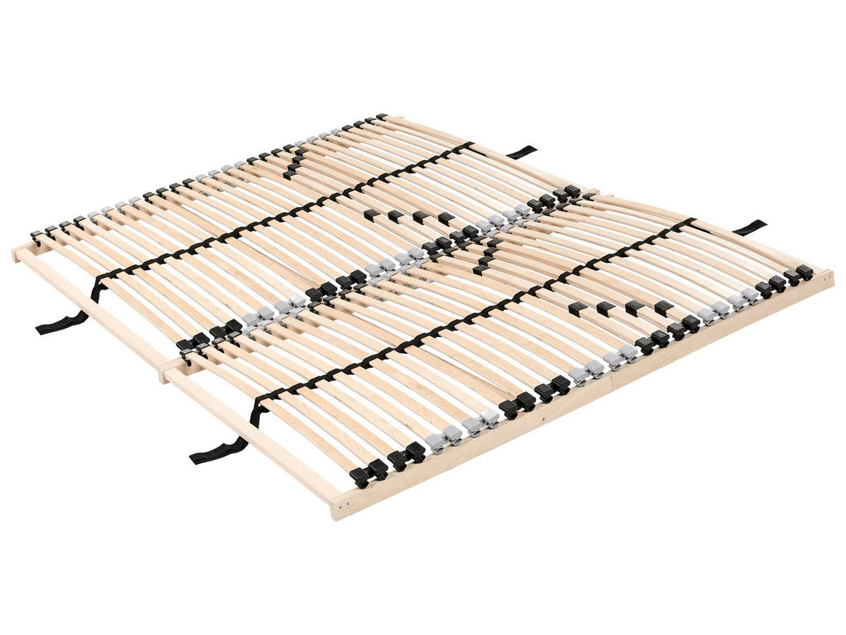 LATTENROST 180/200 cm Liry - Hellbraun/Braun, Holz (180/200cm) - Beliani