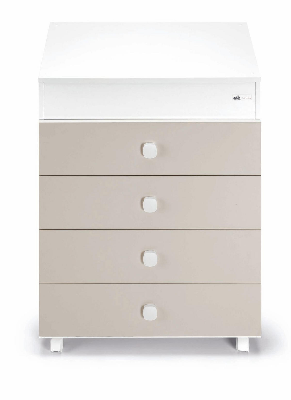 WICKELKOMMODE Asia inklusive Babywanne für Babys - Beige, Holzwerkstoff (47/100/93cm) - Cam il Mondo del Bambino S.p.A.