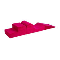 SCHAUMSTOFF-BAUSTEINE für Kinder, Samt, Magenta - Magenta, Textil (195/30/195cm) - MeowBaby