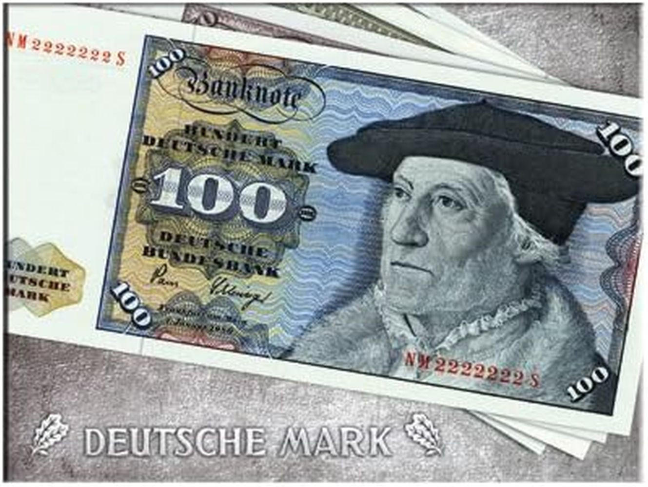 MAGNET 6/8 cm Deutsche Mark - Multicolor, Metall (8/6/0.1cm) - Nostalgic-Art