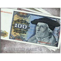 MAGNET 6/8 cm Deutsche Mark - Multicolor, Metall (8/6/0.1cm) - Nostalgic-Art