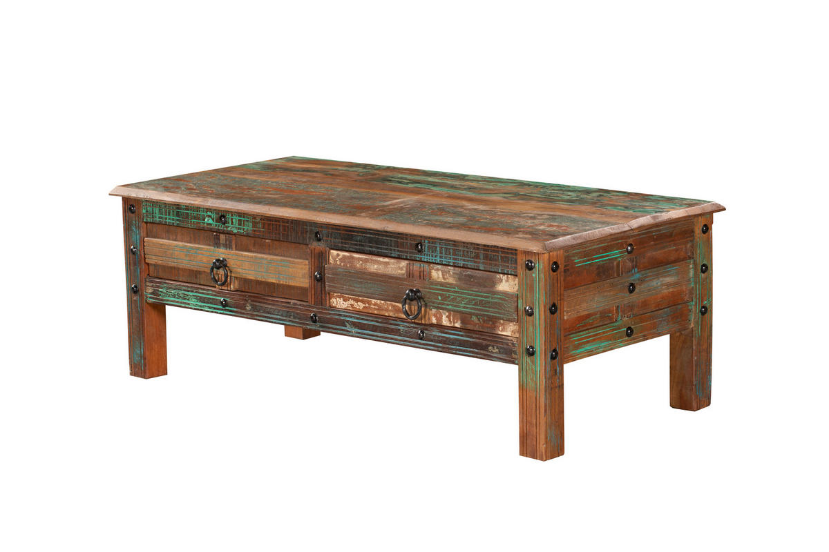 COUCHTISCH Odin Mangoholz Braun 40x55x115cm - Braun, Holz (115/55/40cm) - DELUKE