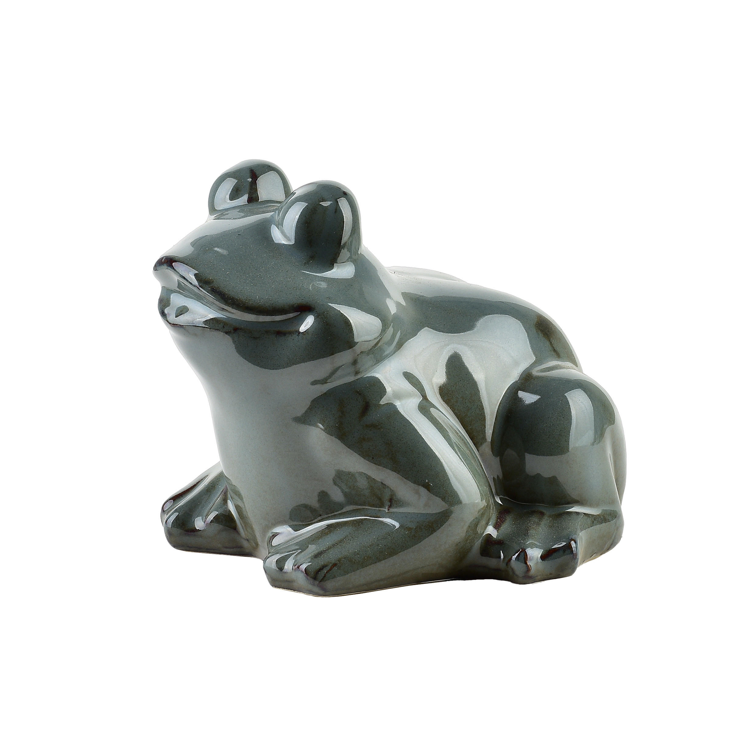 FIGUR Mave Blue Blau 16/15,5/13cm Keramik - Dunkelblau, Keramik (16.6/14/17cm) - Mondex