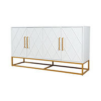 SIDEBOARD AVOLA Weiß 153x41x82 cm - Weiß, Holz (153/82/41cm) - FURNLUX
