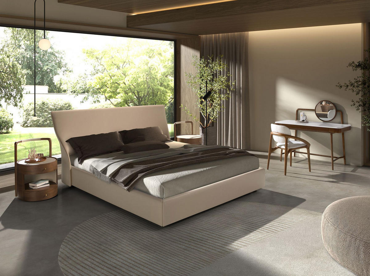 STUHL mit Stoffbezug in Off-White 60/59/78 cm - Ecru/Walnussfarben, Holz/Textil (60/78/59cm) - ANGEL CERDA