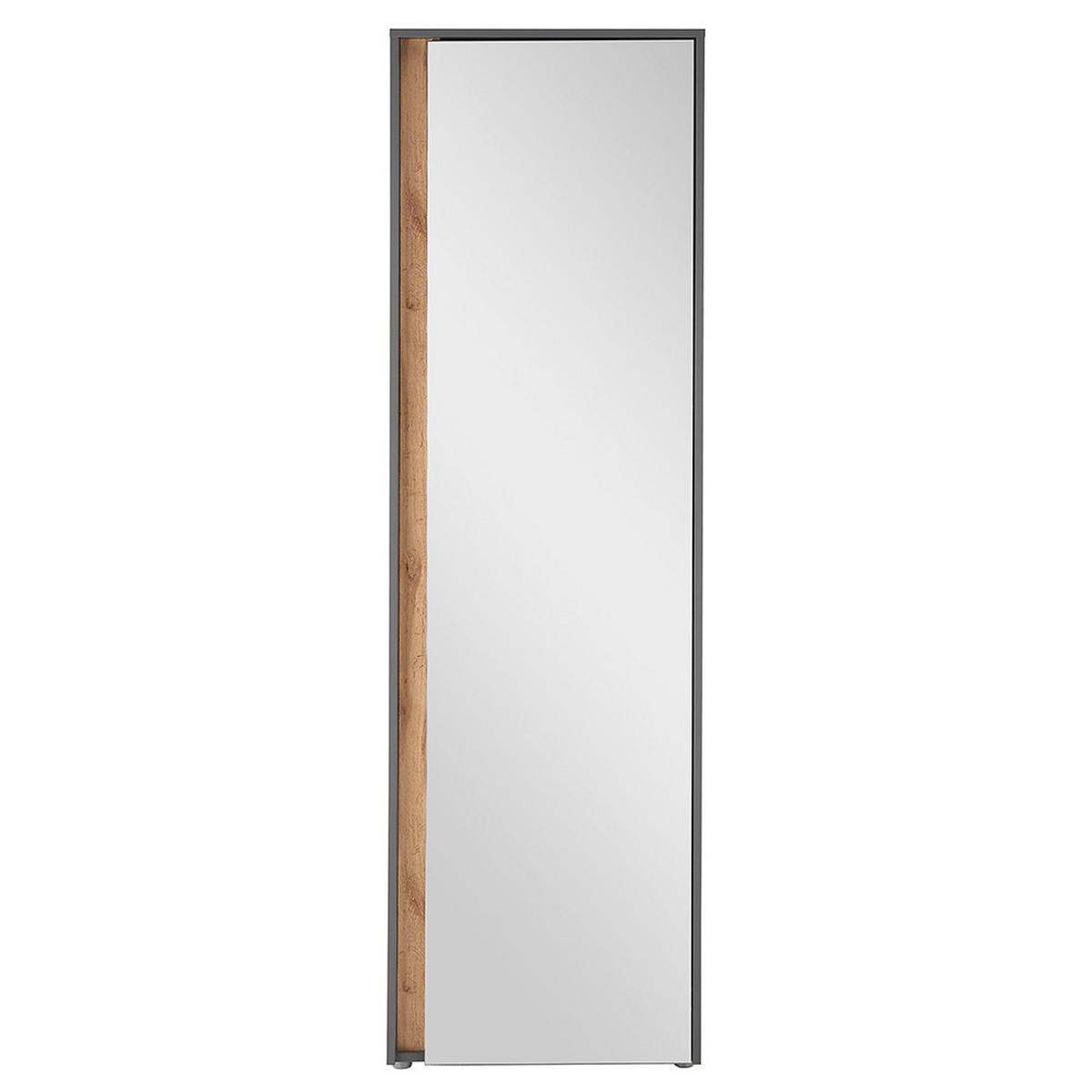 GARDEROBENSCHRANK Crisp-61 - Anthrazit, Holzwerkstoff (60/200/40cm) - Lomado