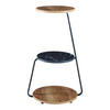 BEISTELLTISCH Sipoo - Walnussfarben, Holzwerkstoff (37/46/74cm) - [en.casa]