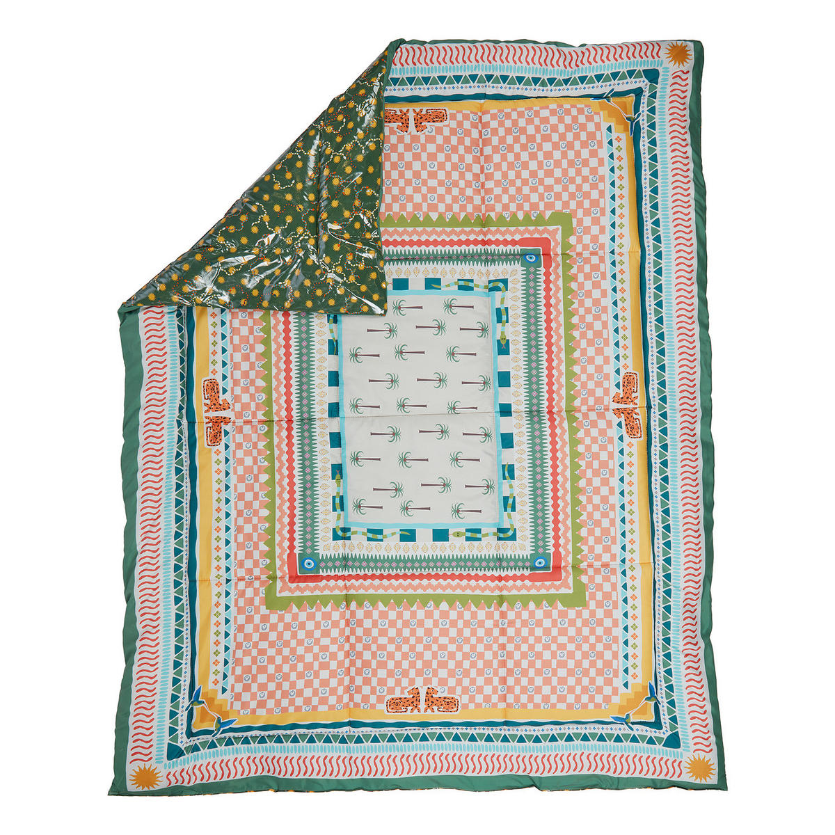 PICKNICKDECKE Picnic Deluxe - Multicolor, Kunststoff/Textil (140/180cm) - Butlers