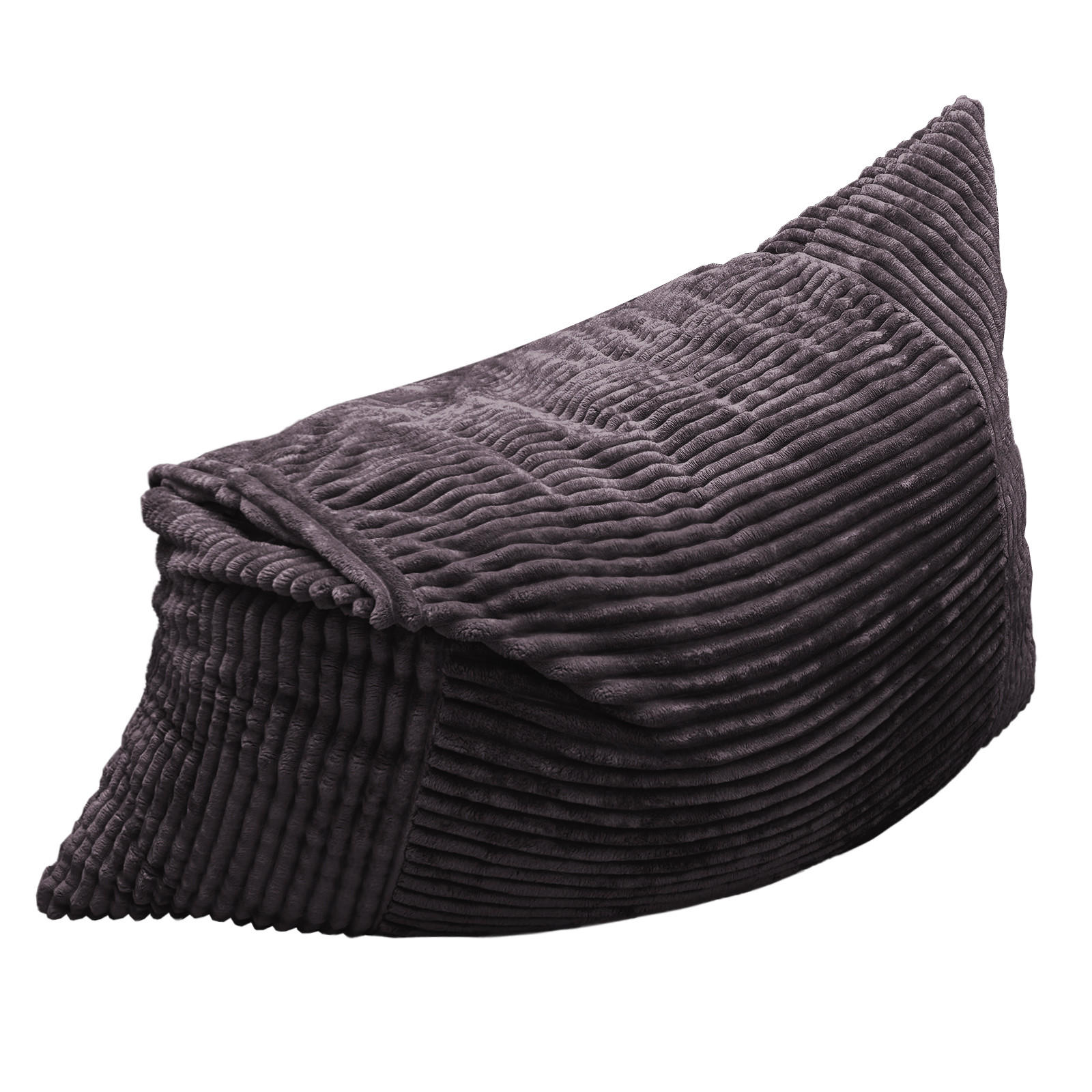 SITZSACK Stoff Dunkelgrau klappbar - Dunkelgrau, Textil (180/10/125cm) - WISHDOR
