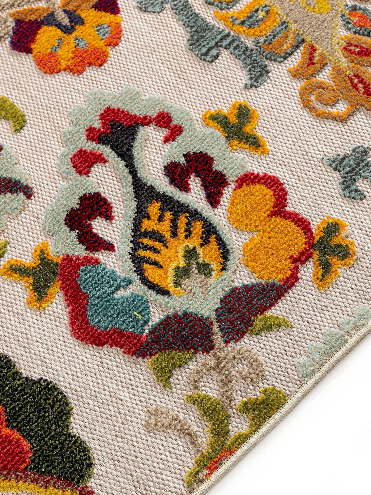 OUTDOOR-TEPPICH Noelia 200/290 cm - Multicolor, Kunststoff (200/290cm) - benuta Nest