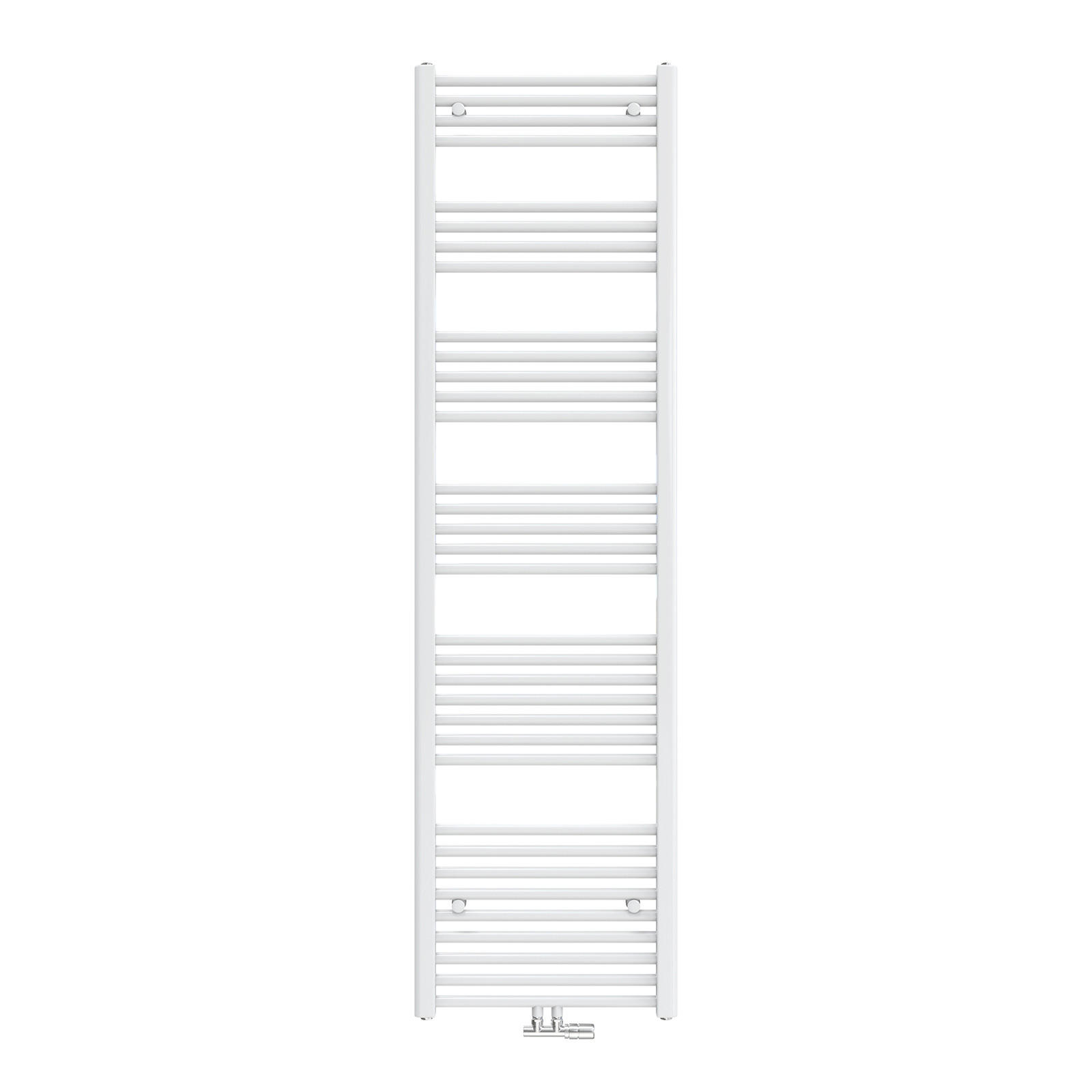 HEIZKÖRPER Handtuchheizkörper wasserführend 180/50/3 cm - Weiß, Metall (50/180/3cm) - EMKE