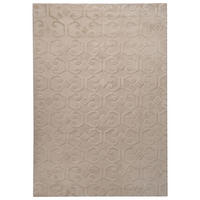 KOBEREC Béžový 160/230 cm Gannett - béžová, textil (160/230cm) - Beliani