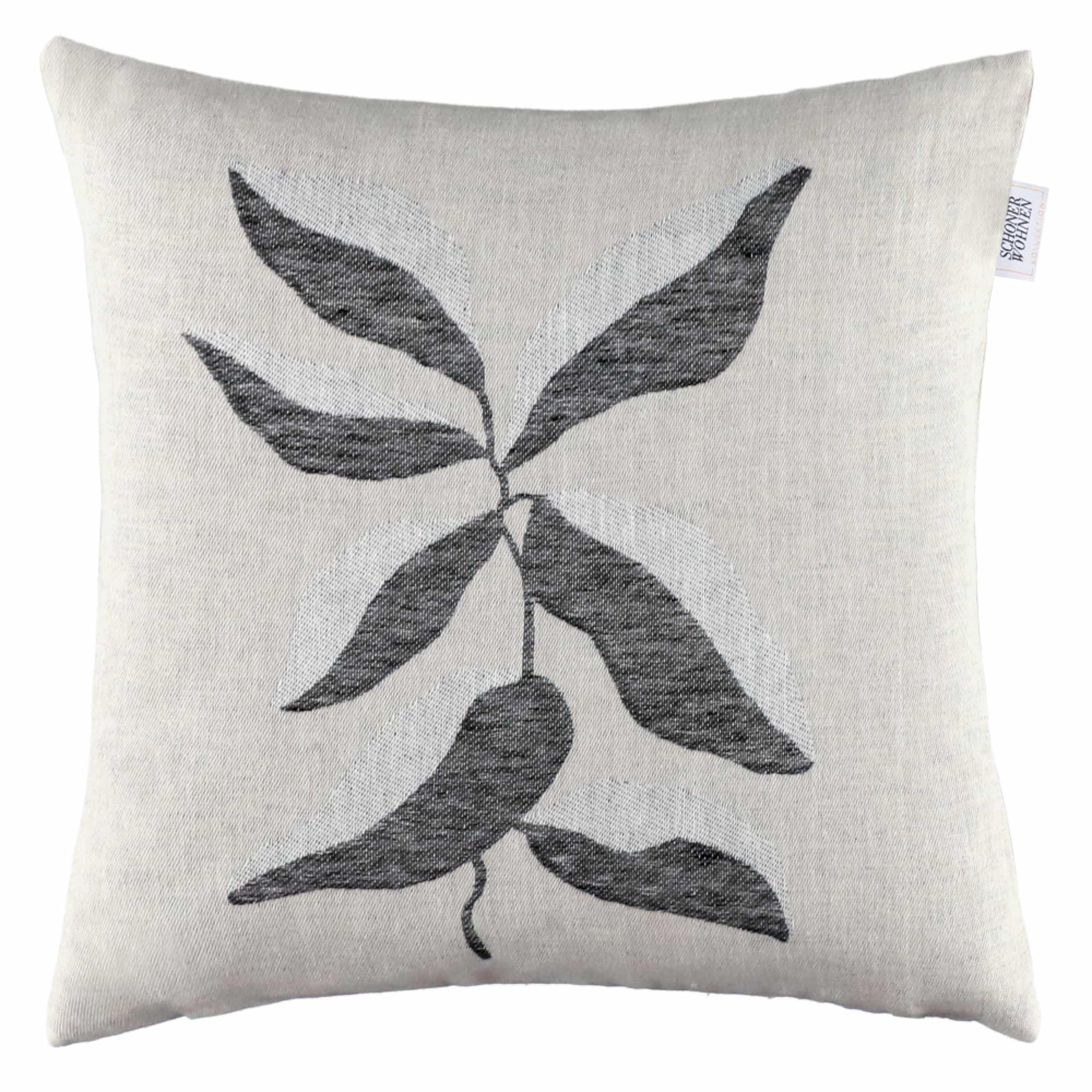 OBAL na vankúš PIANTA - antracitová, textil (38/38cm) - Schöner Wohnen