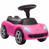 KINDER-RUTSCHAUTO Kunststoff Rosa - Rosa, Kunststoff (63/28.5/38cm) - AIYAPLAY